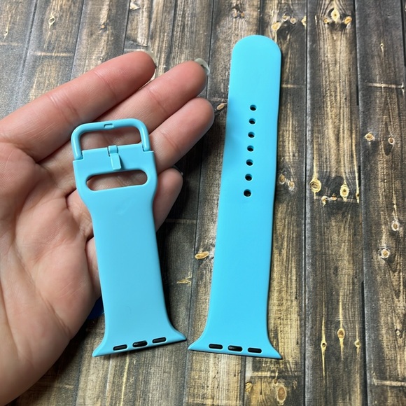 5for$10 Baby Blue 42mm/44mm Adjustable Apple Watch Band - NWOT - Picture 3 of 4